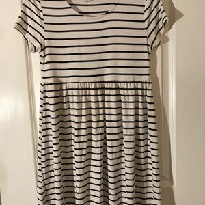 Arizona 90's Style Striped T-Shirt Dress Juniors Size Medium